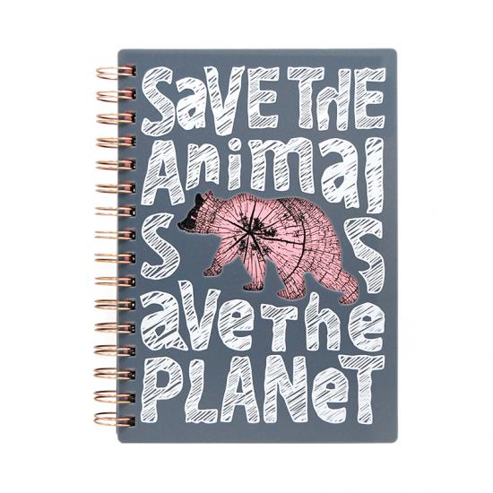 A5 eco friendly recycled pp notebook