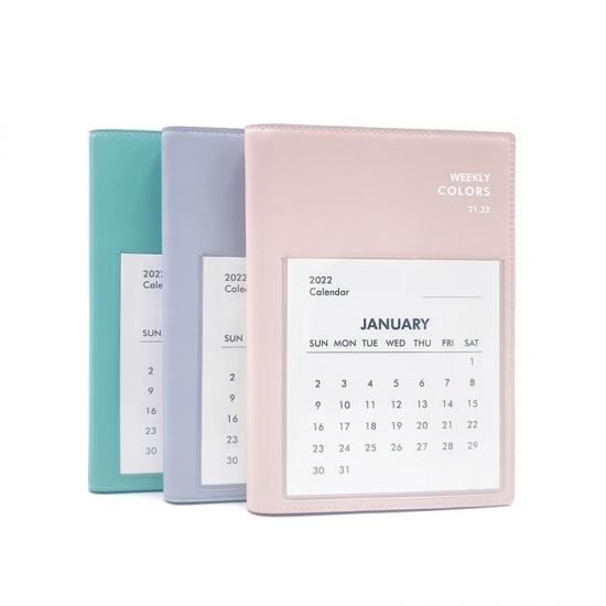 A5 recycled PU weekly diary