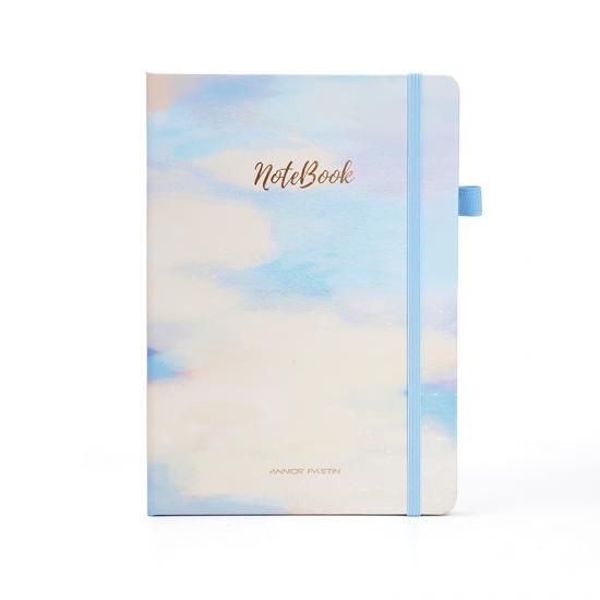 Ivory paper plain notebook