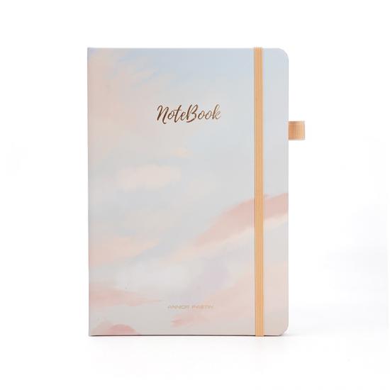 Ivory paper plain notebook