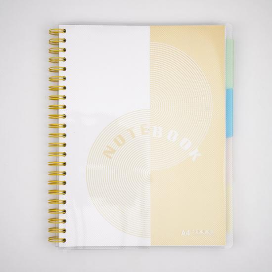 Cahier A4 PP Wire-o Reliure
